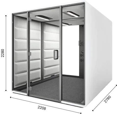 Masse Bürokabine hushfree.Access.L
